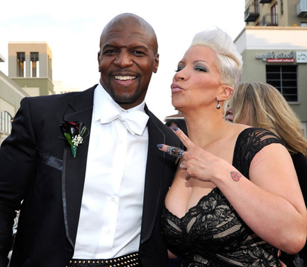 Terry Crews with his wife Rebecca King Crews