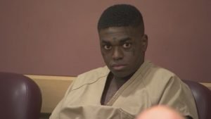 Kodack Black at court hearing in Florida on February 2018 for probation violation