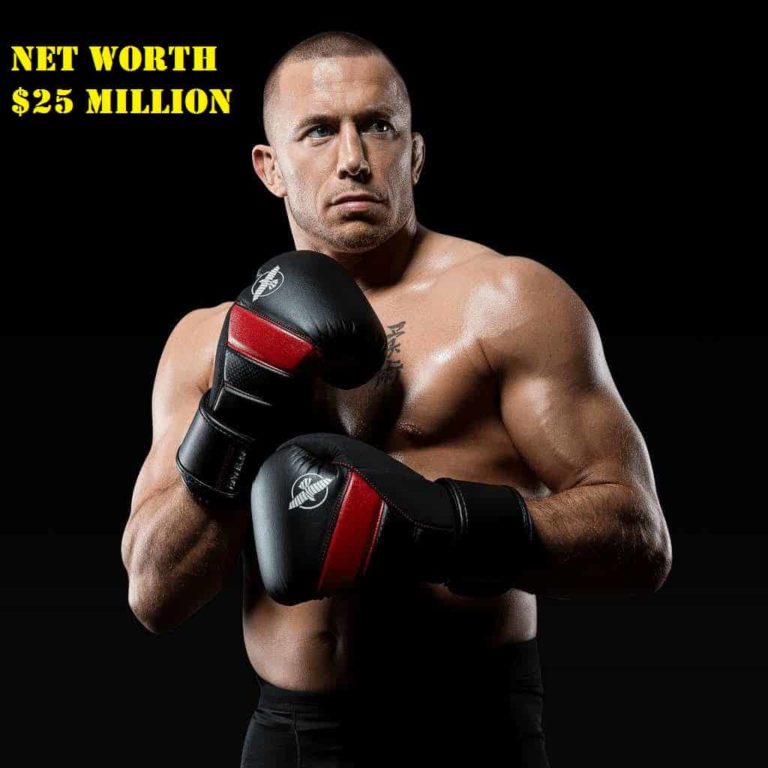 george st pierre figurine