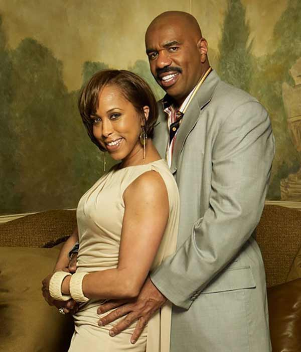 Image of Marcia Harvey with her ex-husband Steve Harvey