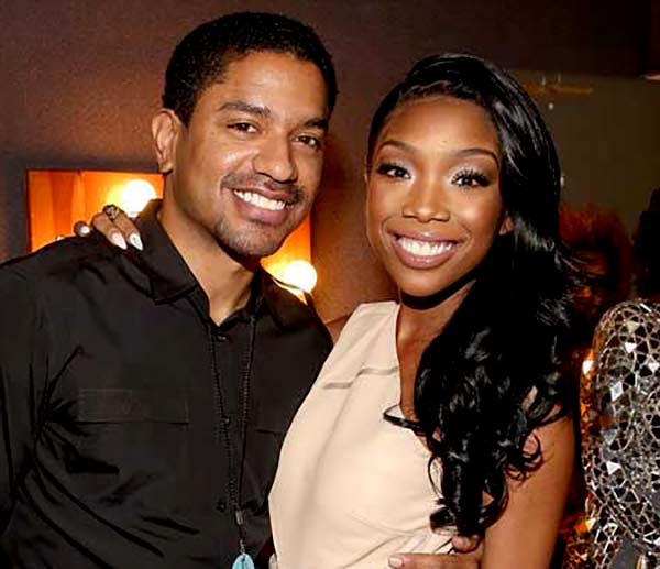 Image of Brandy Norwood with her ex-husband Ryan Press 