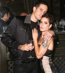 Image of Song writer, G-Eazy with his girlfriend Halsey.