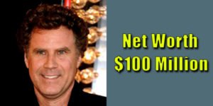 Image of Comedian Will Ferrell net worth is $100 million