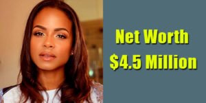 Image of American actress, Christina Milian net worth is $4.5 million