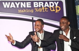 Wayne Brady at a conference