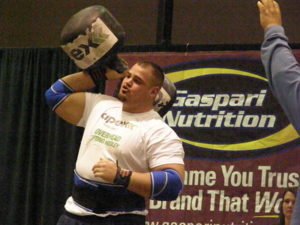 Brian Shaw displaying remarkable strength
