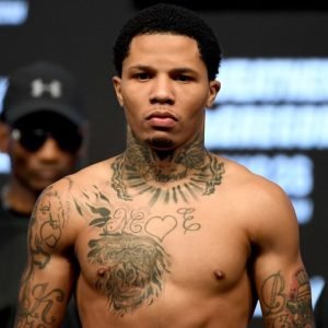 Gervonta Davis at a weighing event