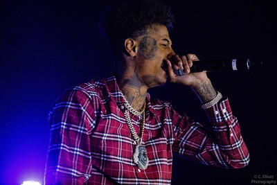 Blueface at a concert