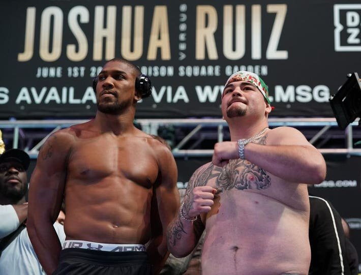 Andy Ruiz Jr. Professional Boxing Purses (Anthony Joshua I)