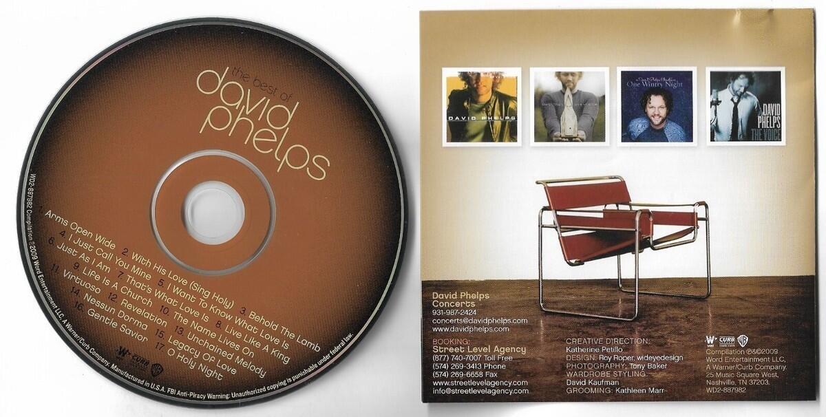 David Phelps Solo Album Sales (Physical & Digital)