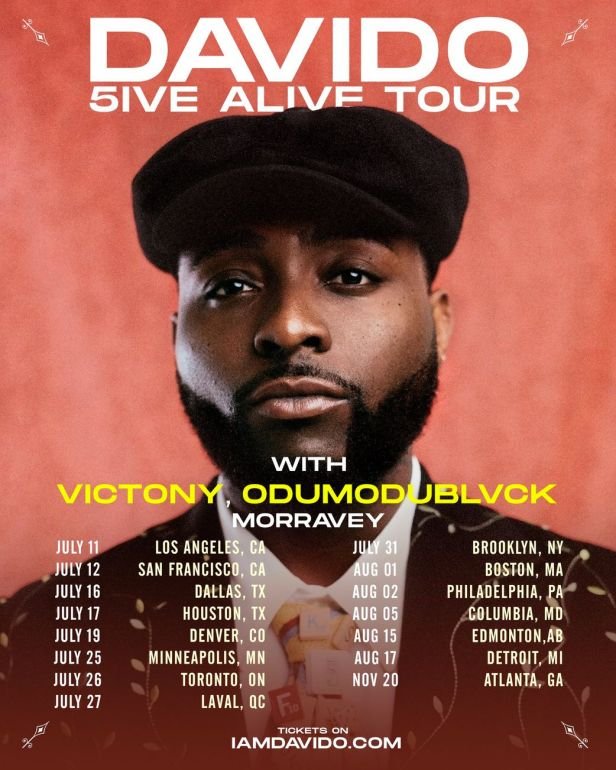 Davido Concert Tours & Live Performances