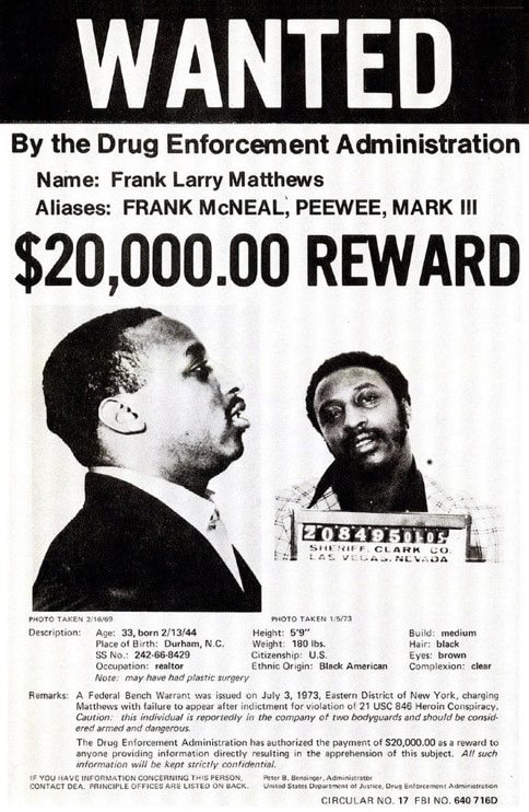 Frank Matthews Drug Trafficking Empire