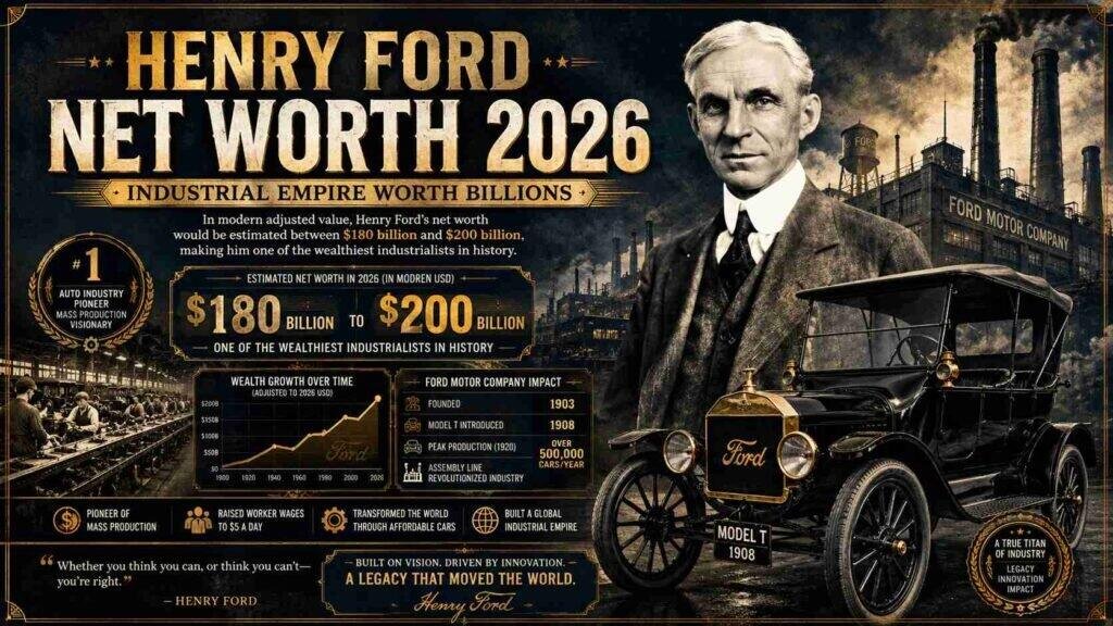 Henry Ford net worth and career earnings